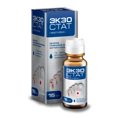 Экзостат раствор для наружного применения 1% 15мл
