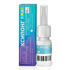 Ксилонг Кидс спрей назальный дозированный 0,05мг+5мг/доза 100доз 15мл