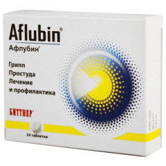 Афлубин таблетки подъяз N24