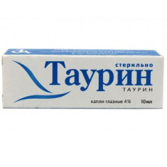 Таурин капли глазн 4% фл-капел 10мл Славянская аптека