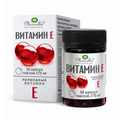 Мирролла Витамин Е капсулы 270мг N30