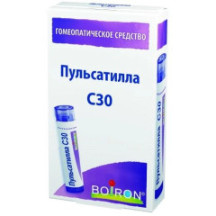 Пульсатилла С30 гранулы гомеопатические 4г Буарон