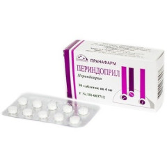 Периндоприл таблетки 4мг N30 Пранафарм