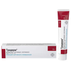 Тридерм крем для наружного применения 15г