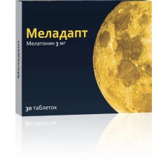 Меладапт таблетки п.п.о 3мг N30 Озон