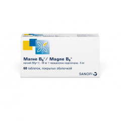 Магне B6 таблетки п.п.о N60