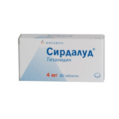 Сирдалуд таблетки 4мг N30