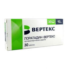 Лоратадин-Вертекс таблетки 10мг N30