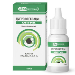Ципрофлоксацин-Оптик капли глазные 0,3% 5 мл фл-кап