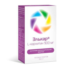 Элькар порошок для раствора для приема внутрь пакет-саше 900мг N10