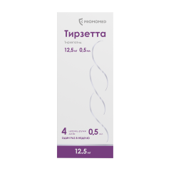 Тирзетта р-р для п/к введ. шприц в автоинжекторе 12.5мг 0.5мл №4