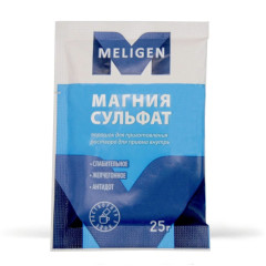 Магния сульфат порошок для раствора для внутреннего применения 25г N3 Мелиген