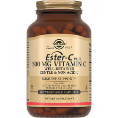 Солгар Эстер-С Плюс витамин С 500 мг капсулы N100