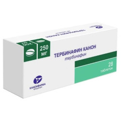 Тербинафин Канон таблетки 250мг N28