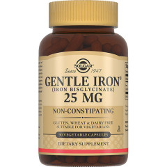 Солгар Легкодоступное железо Джентл Айрон капсулы 475мг N90