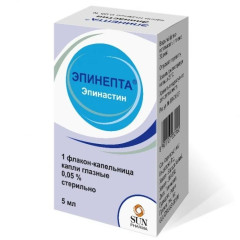 Эпинепта капли глазные 0.05% флак-кап 5мл