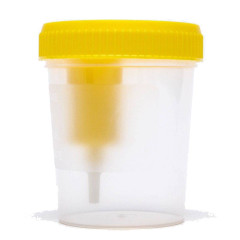 Контейнер для сбора биоматериалов со встроенным устройством для вакуумного отбора мочи стерильный 120мл Полиэфир