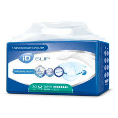 Айди ID Slip Super подгузники для взрослых размер M №30