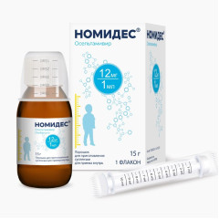 Номидес порошок для приготовления суспензии для приема внутрь 12 мг/мл 15г