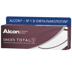 Линзы контактные ALCON DAILIES TOTAL однодневные водоградиентные -7,50 N30