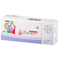 Логест таблетки покрытые оболочкой N21х3