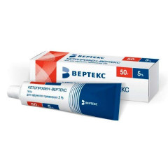 Кетопрофен-Вертекс гель для наружного применения 5% 50г