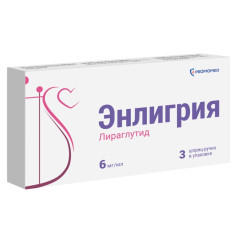 Энлигрия р-р для п/к введения 6мг/мл шприц-ручка 3мл N3