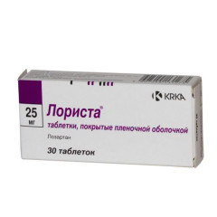 Лориста таблетки п.п.о. 25мг N30