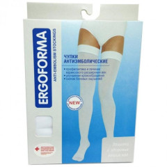 Чулки ERGOFORMA антиэмболические класс 1 р.3 белый арт.217