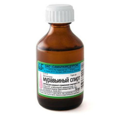 Муравьиный спирт р-р для наружного применения спиртовой 1,4% 50мл Самарамедпром
