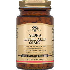Солгар Альфа-липоевая кислота 60 мг капсулы N30