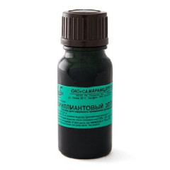 Бриллиантовый зеленый раствор для наружного применения спиртовой 1% 25мл N1