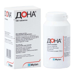 Дона таблетки покрытые пленочной оболочкой 750мг N180