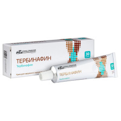 Тербинафин крем для наружного применения 1% 30г Усолье-Сибирский