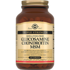 Солгар Комплекс Глюкозамина и Хондроитина таблетки N60