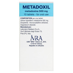 Метадоксил таблетки 500мг N10