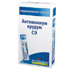 Антимониум Крудум C9 гранулы гомеопатические 4г