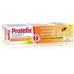Протефикс крем экстра сильный для зубных протезов с прополисом 40мл
