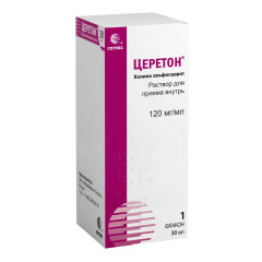 Церетон раствор для приема внутрь 120мг/мл флак 30мл