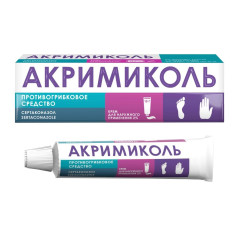Акримиколь 2% крем для наружного применения 15г
