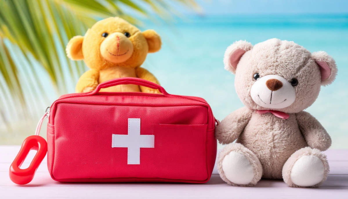 Собери аптечку в отпуск с ребенком