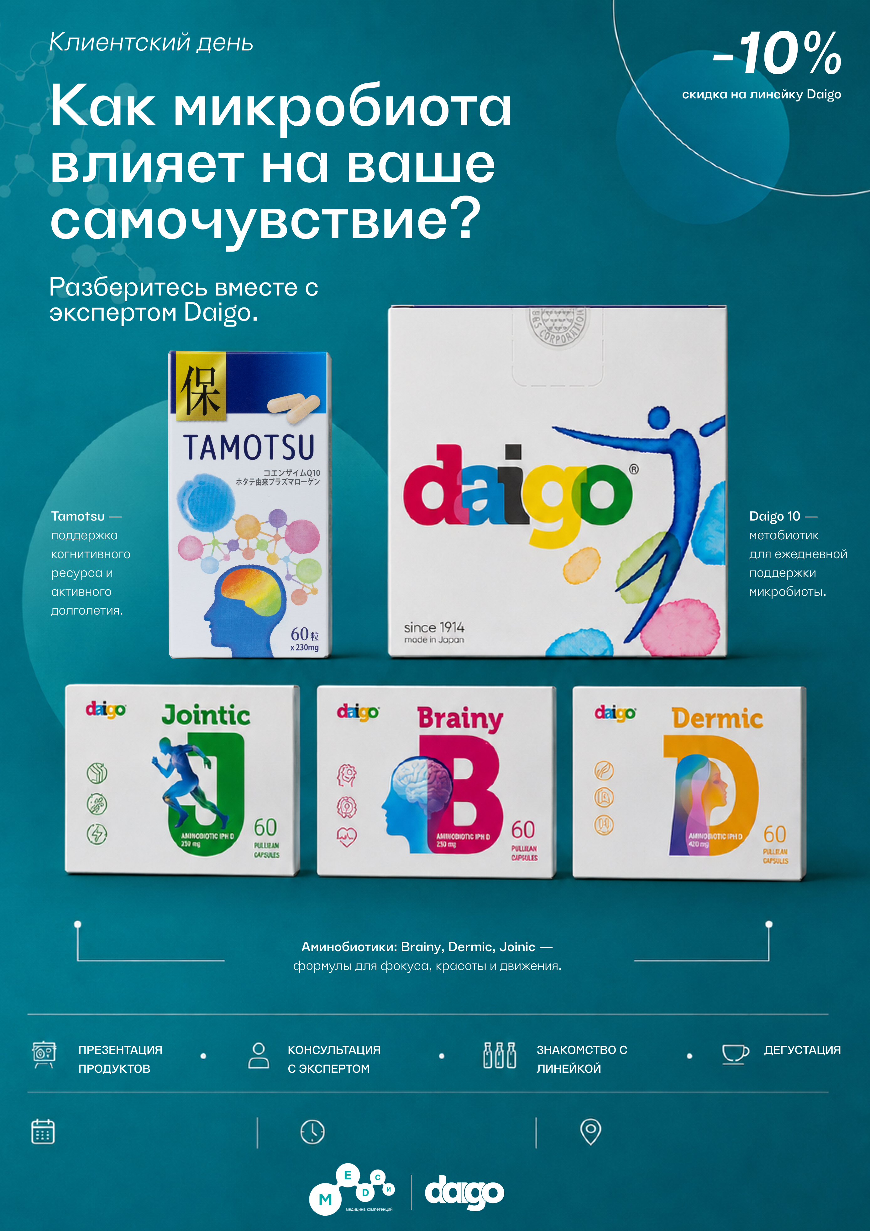 Японские БАДы и комплексы Daigo