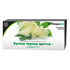 Бузина черная цветки 50г Лекра-Сэт