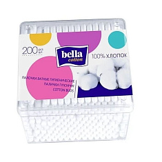 Bella cotton Ватные палочки N200 коробка