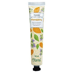 Elfarma Крем для рук и ногтей с ароматом миндаля 50мл