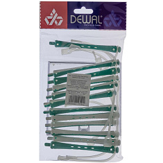 Dewal Pro Коклюшки бело-зеленые длинные d 6мм 12шт