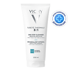 Vichy (Виши) Пюрте Термаль Интеграль демакияж 3-в-1 Универсальное средство для снятия макияжа 200 мл