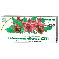 Сабельник фильт-пакет 1,5г №20 Лекра-Сэт