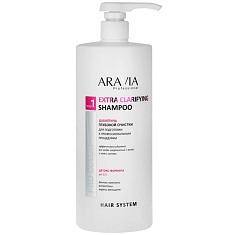 Aravia Шампунь глубокой очистки для подготовки к профессиональным процедурам Extra Clarifying Shampoo 1000мл