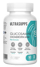 Ultrasupps (Ультрасаппс) Глюкозамин хондроитин МСМ комплекс для суставов и связок таблетки №90